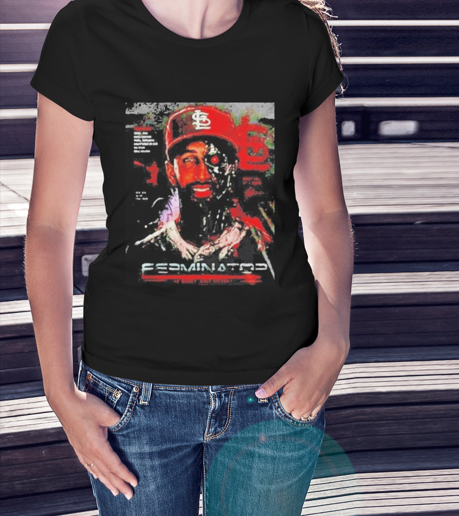 2026 St. Louis Cardinals Jose Fermin Ferminator Cyborg T-Shirt