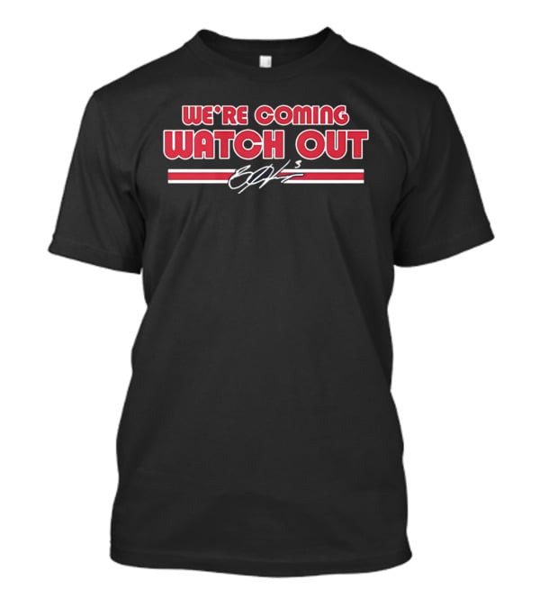Brad Beal Signature We're Coming Out Washington Wizards T-Shirt