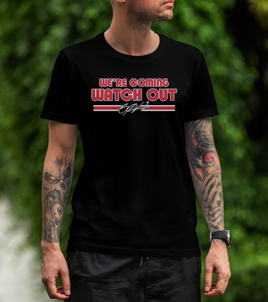 Brad Beal Signature We're Coming Out Washington Wizards T-Shirt