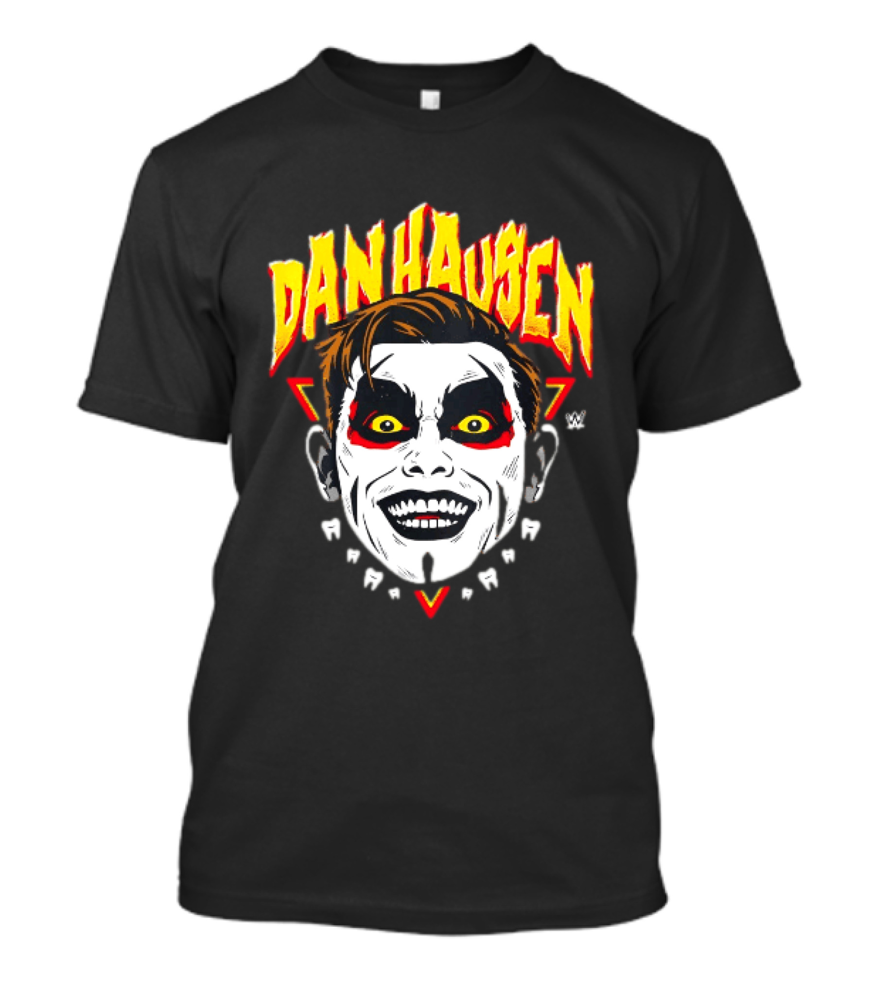 Danhausen Face Paint Yellow Eyes Red Triangle WWE T-Shirt