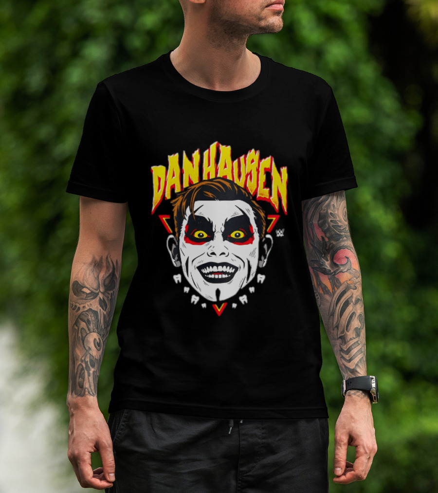 Danhausen Face Paint Yellow Eyes Red Triangle WWE T-Shirt