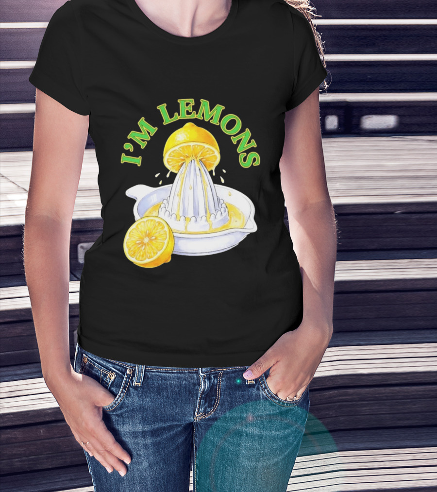 I'm Lemons Citrus Squeezer Fruit T-Shirt