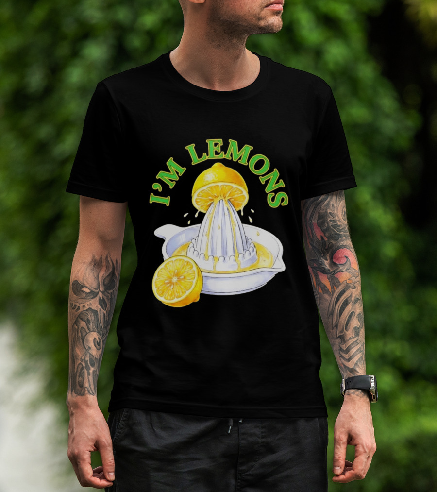 I'm Lemons Citrus Squeezer Fruit T-Shirt