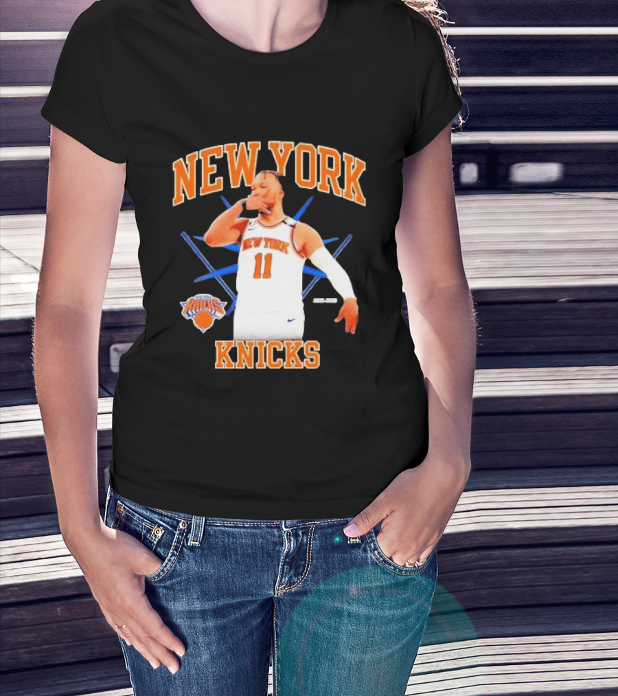 New York Knicks Jalen Brunson 11 NBA Basketball 3 Point 2026 T-Shirt