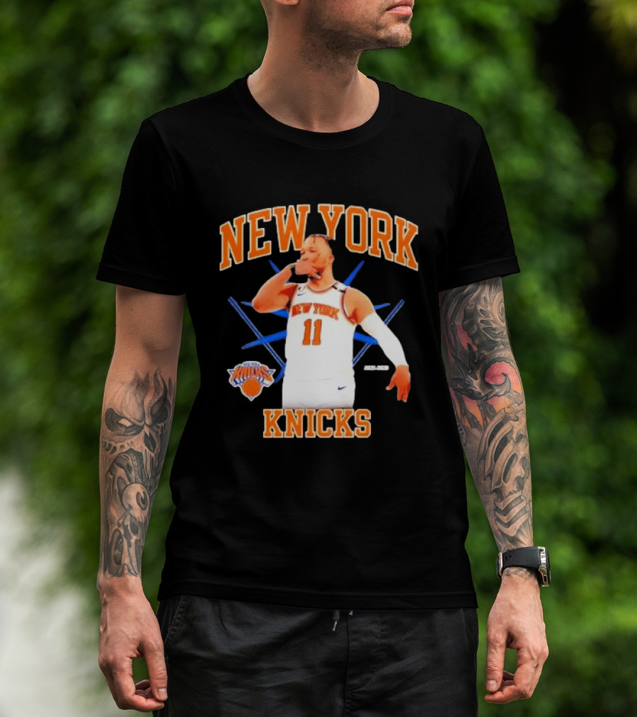 New York Knicks Jalen Brunson 11 NBA Basketball 3 Point 2026 T-Shirt