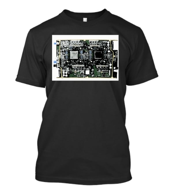 Tesla HW4 Brain Circuit Board Computer Chip Technology T-Shirt