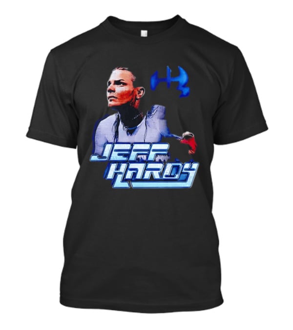 Jeff Hardy WWE Superstar Blue And Red T-Shirt