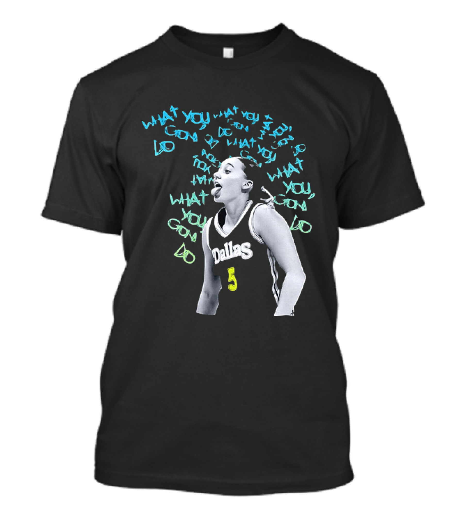Paige Bueckers Dallas Wings WNBA What You Gon Do Basketball T-Shirt