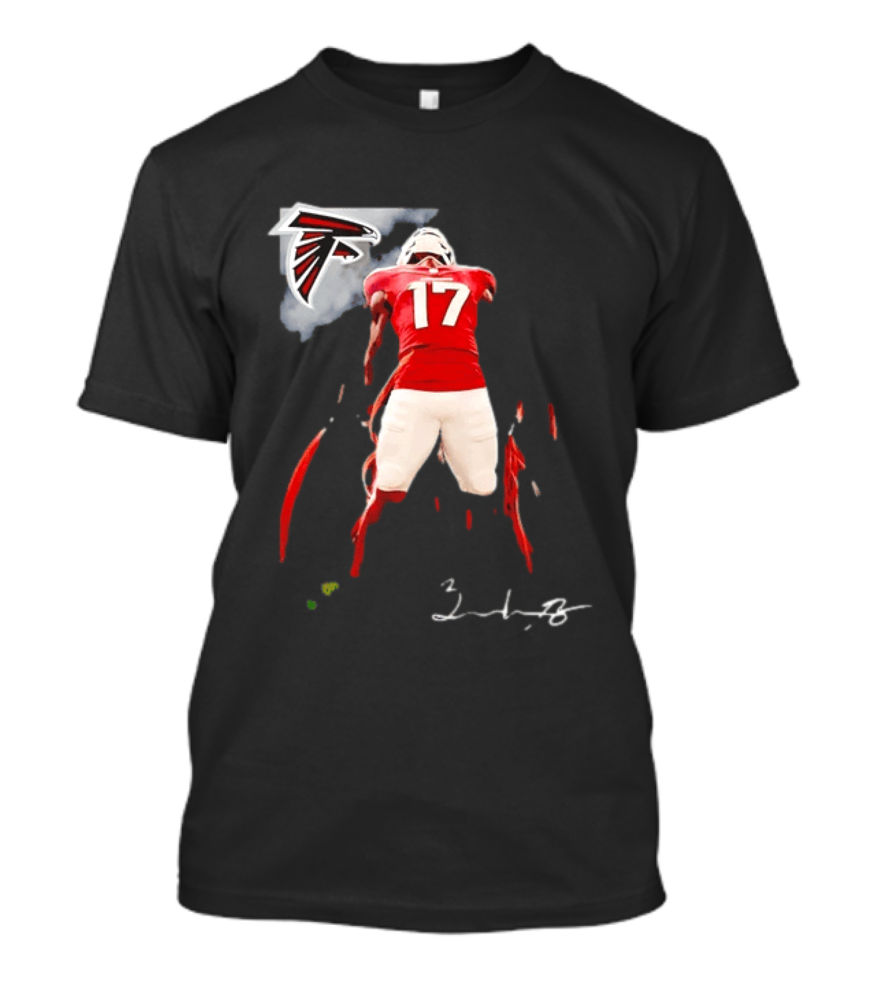 Atlanta Falcons Rookie Zachariah Branch Number 17 T-Shirt