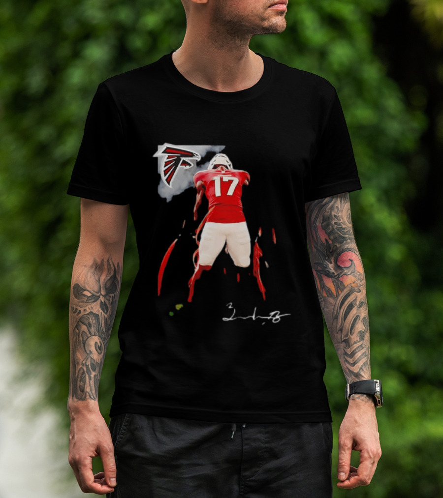 Atlanta Falcons Rookie Zachariah Branch Number 17 T-Shirt