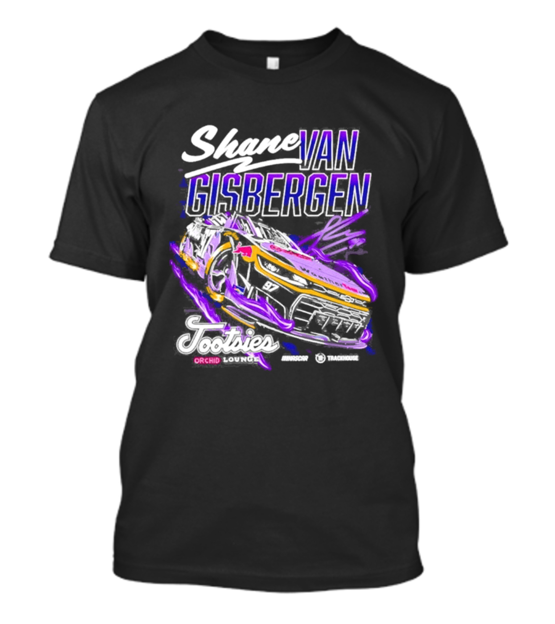 Shane Van Gisbergen #97 2026 Tootsies Orchid Sweeps Racing Car T-Shirt