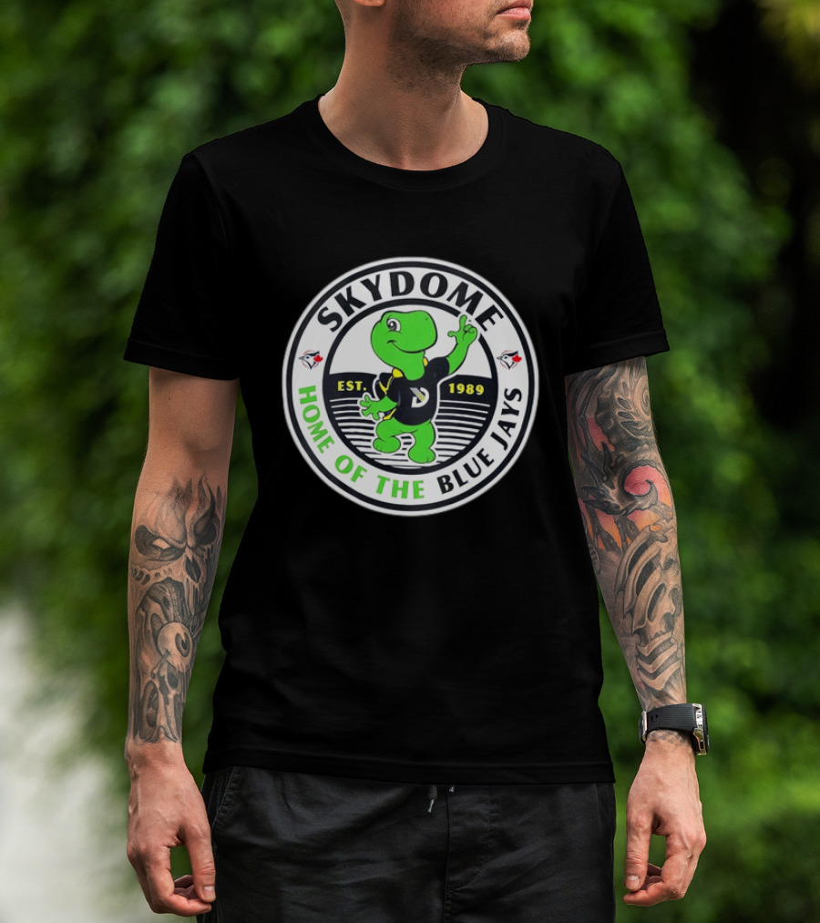 Toronto Blue Jays SkyDome Turtle Est 1989 Home Of The Blue Jays T-Shirt