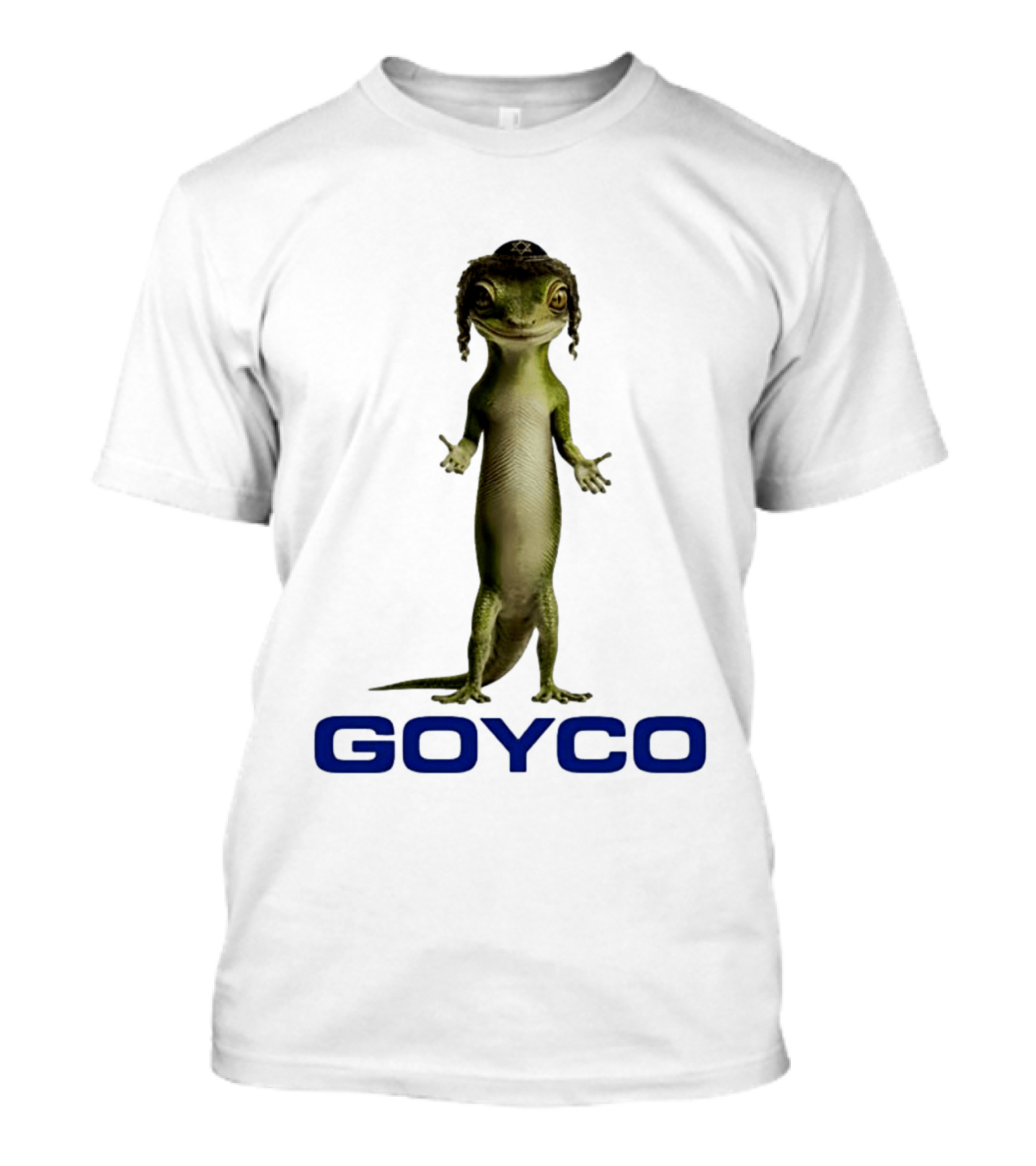 Goyco Lizard With Kippah And Payot T-Shirt