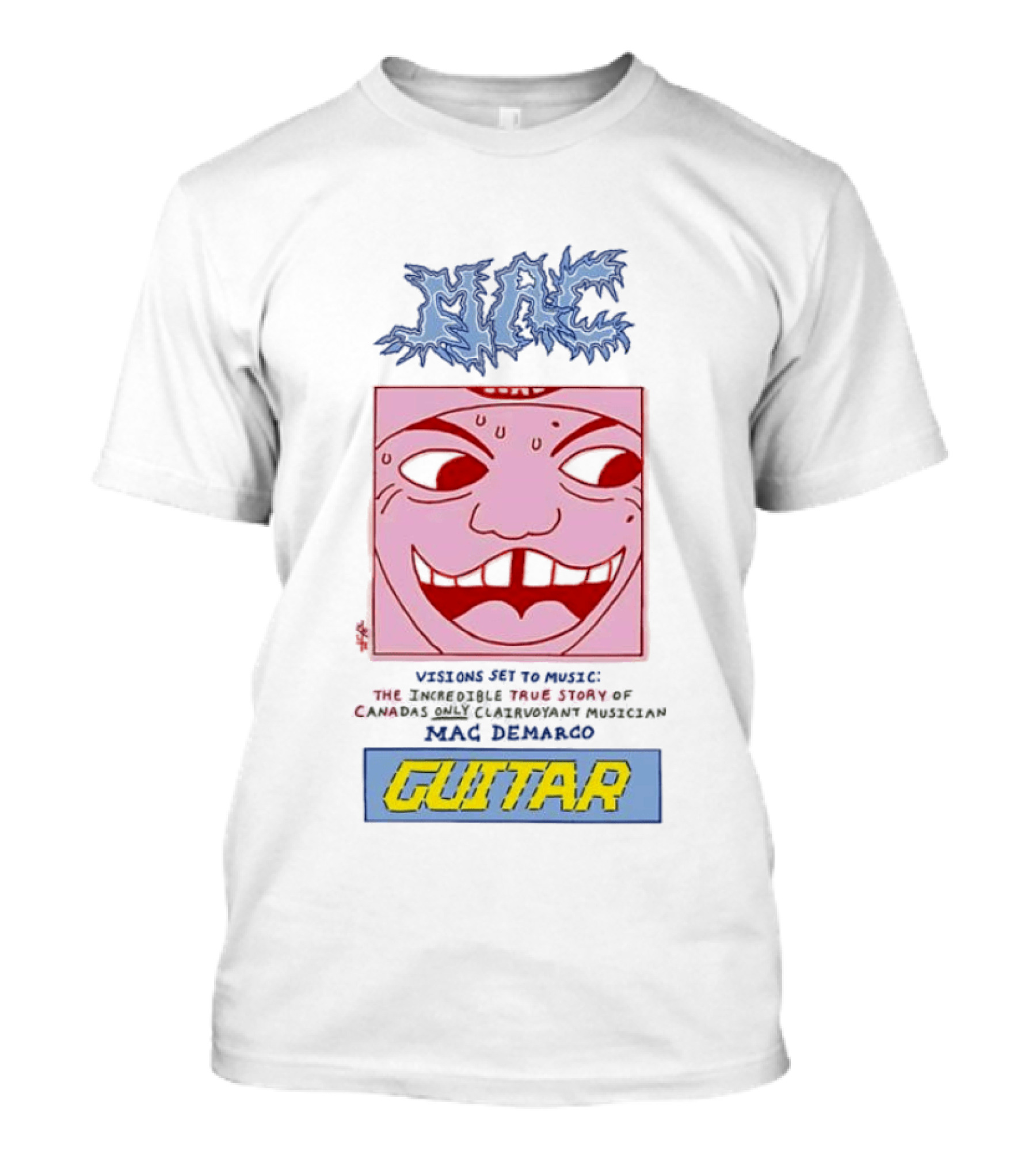 MAC Visions Set To Music Guitar Mac Demarco True Story T-Shirt