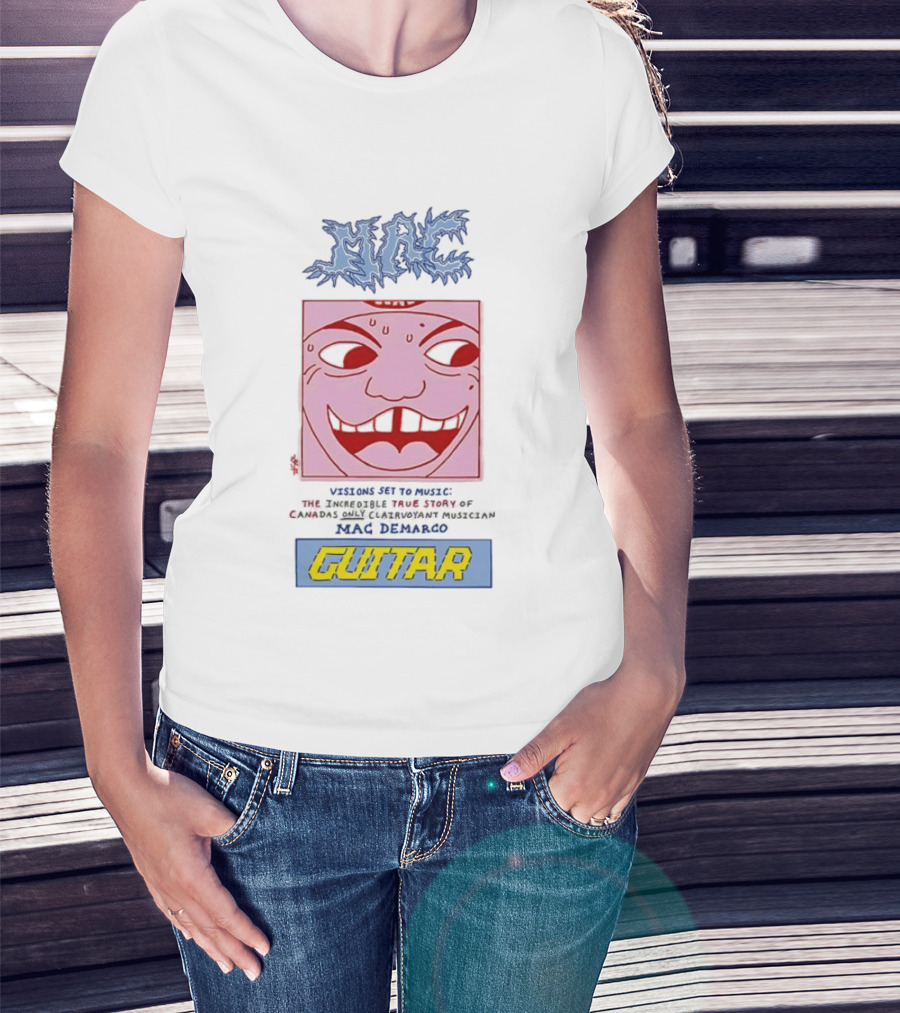 MAC Visions Set To Music Guitar Mac Demarco True Story T-Shirt