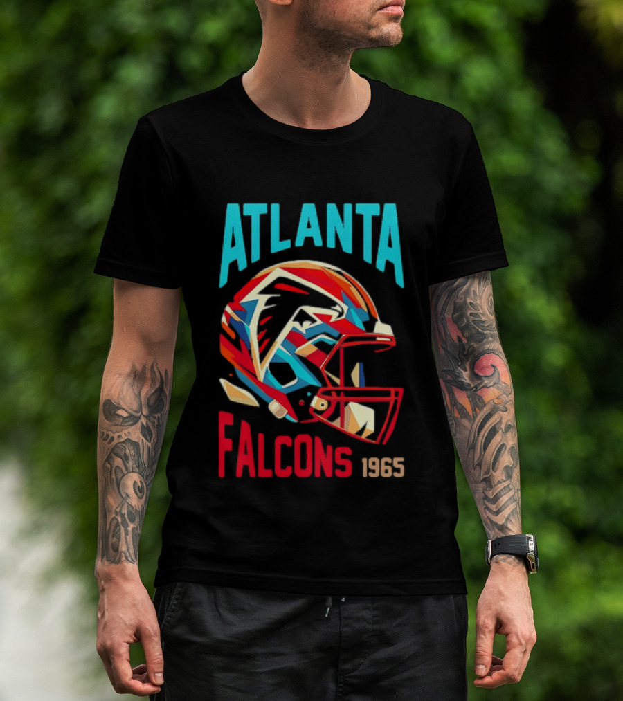 Atlanta Falcons 1965 Helmet Vintage Football Team T-Shirt