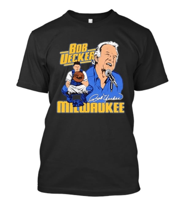 Bob Uecker Milwaukee Catcher Microphone 2026 T-Shirt