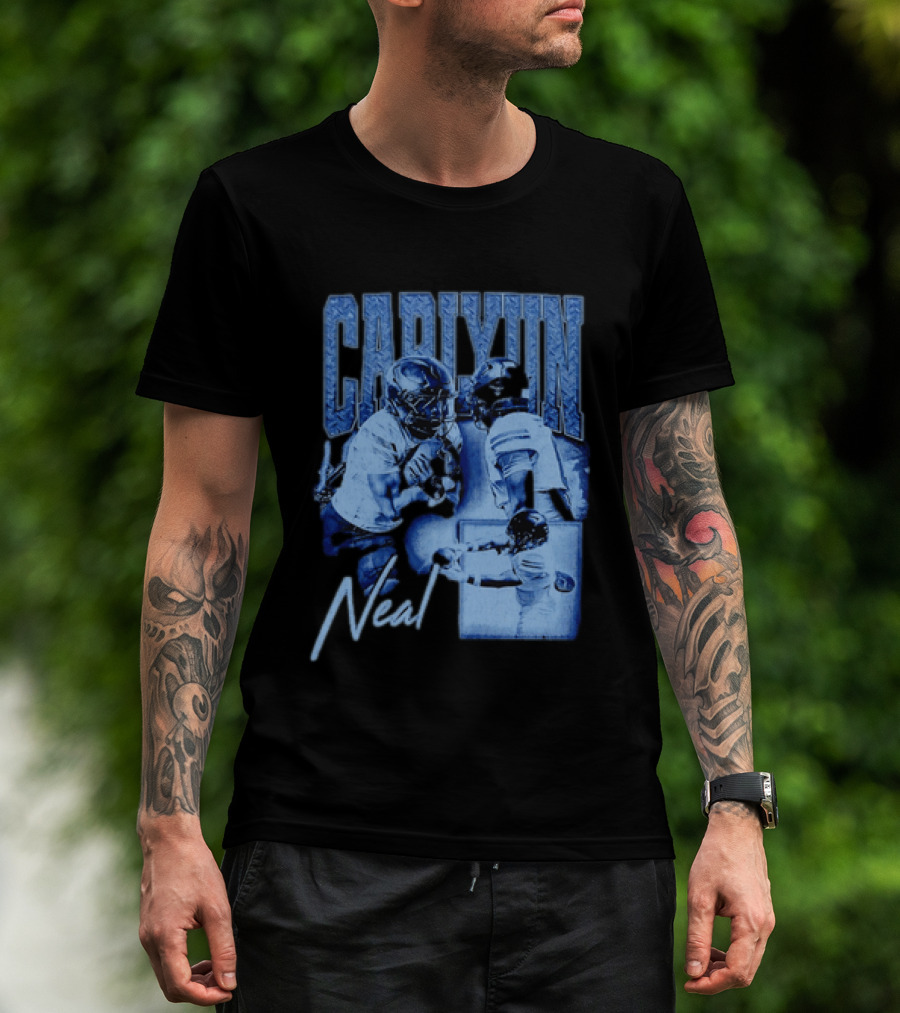 Carlyun Neal Alabama Crimson Tide Football Player Action Collage T-Shirt