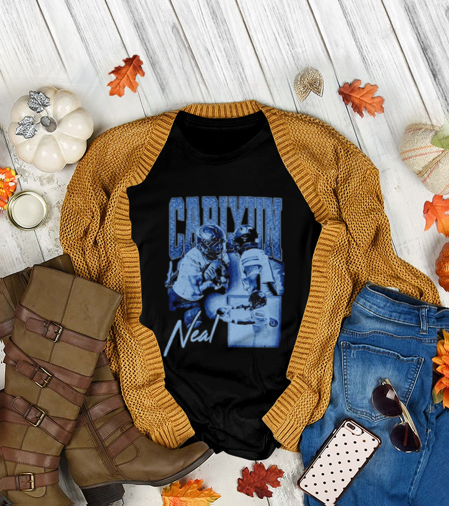Carlyun Neal Alabama Crimson Tide Football Player Action Collage T-Shirt