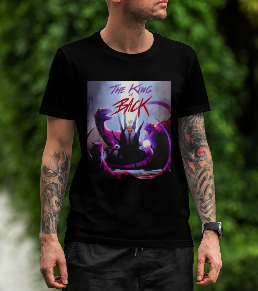 Kawhi Leonard Toronto Raptors The King Is Back Raptors Crown Return T-Shirt