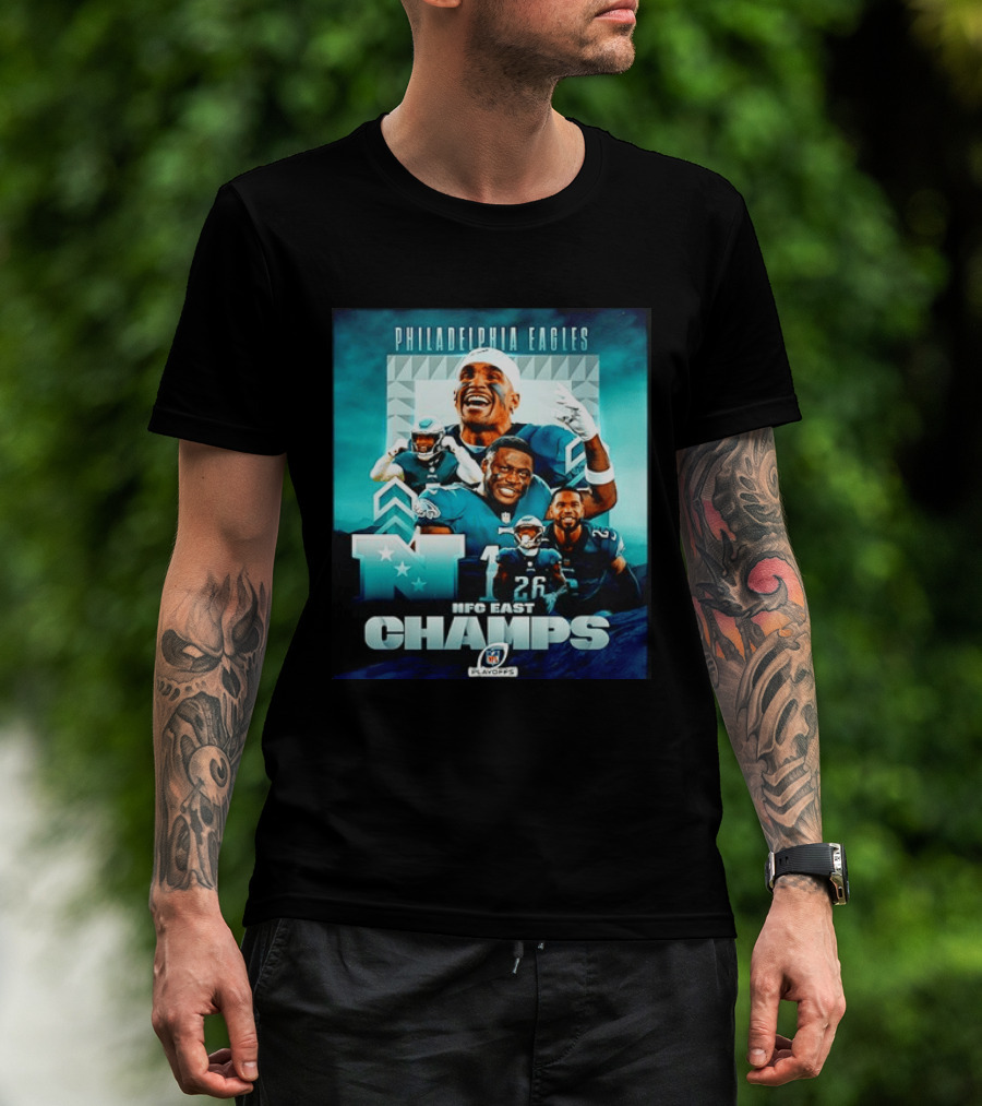 Philadelphia Eagles NFC East Champs 2022 Playoffs T-Shirt