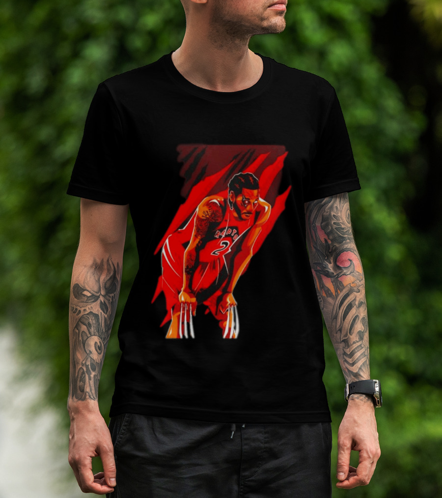 Kawhi Leonard Wolverine Claws Toronto Raptors 2 Jersey Return T-Shirt