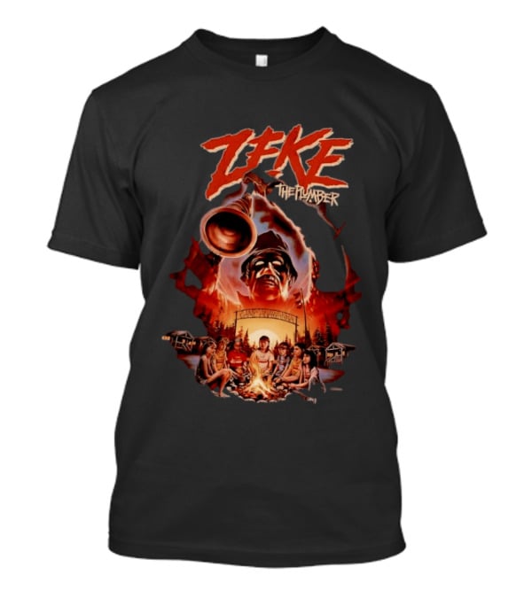 Zeke The Plumber Camp Anawanna Salute Your Shorts Horror Movie Mashup T-Shirt