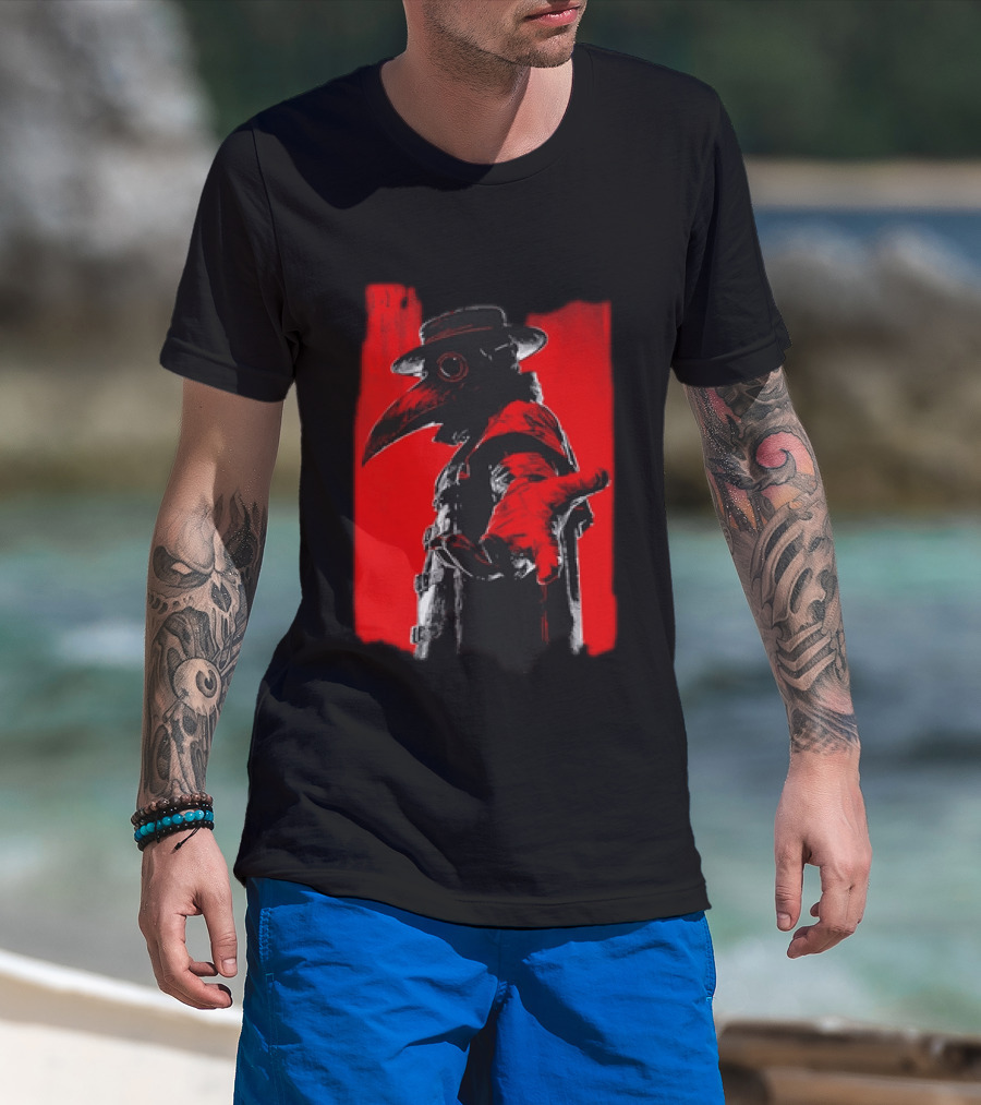 Plague Doctor Come With Me If You Want To Live Vintage Gothic T-Shirt