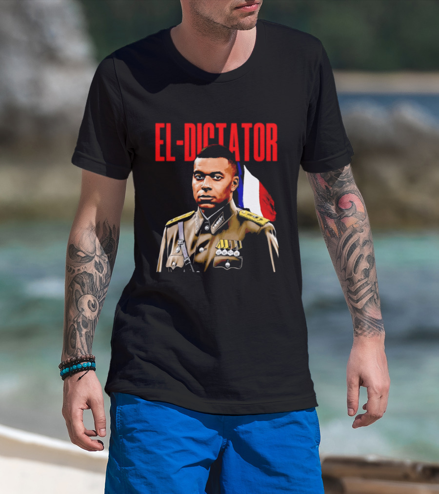 El Dictator Kylian Mbappe Military Jacket French Flag T-Shirt
