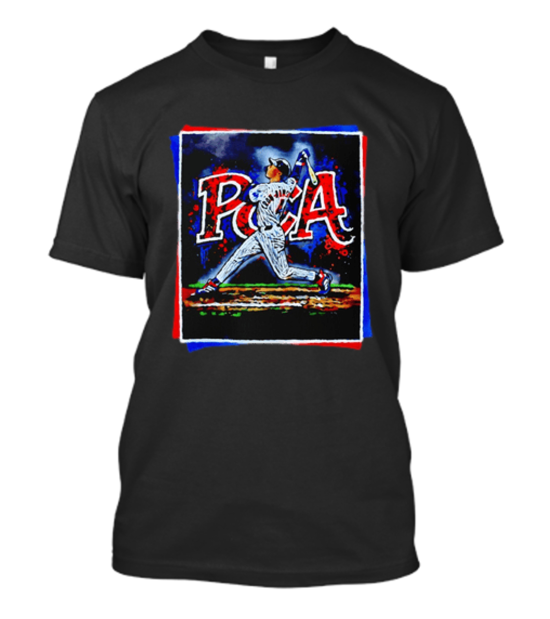 Ronald Acuna Jr Atlanta Braves Baseball Swing POA T-Shirt
