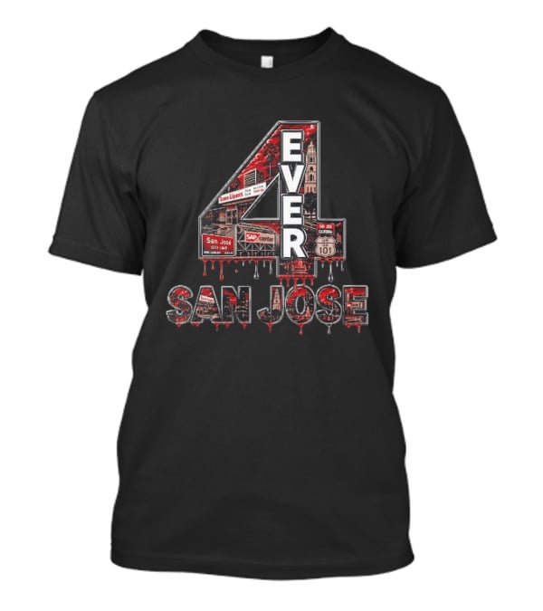San Jose 4 Ever Econo Liquors SAP Center US 101 California T-Shirt