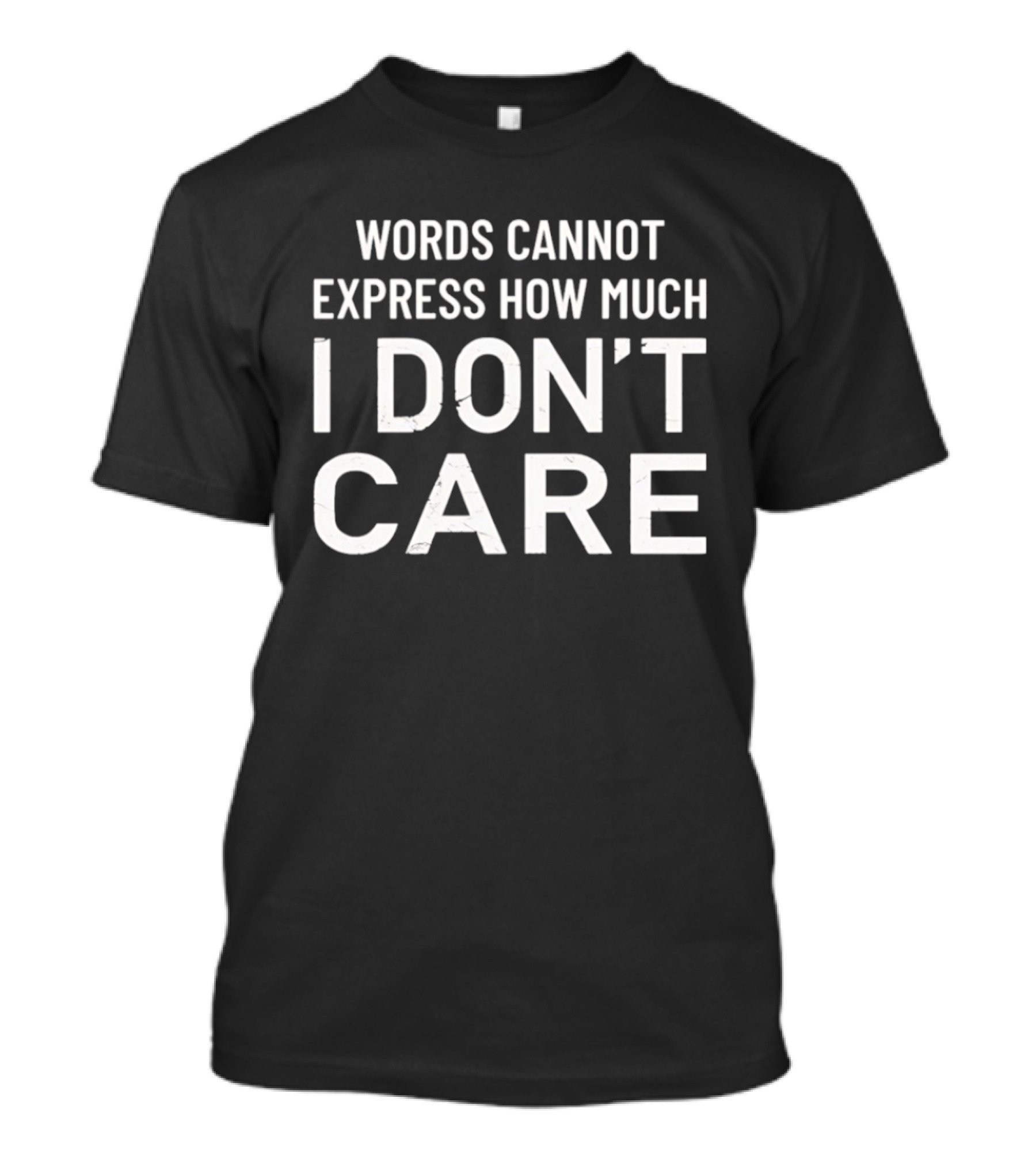 Words Cannot Express How Much I Don't Care T-Shirt