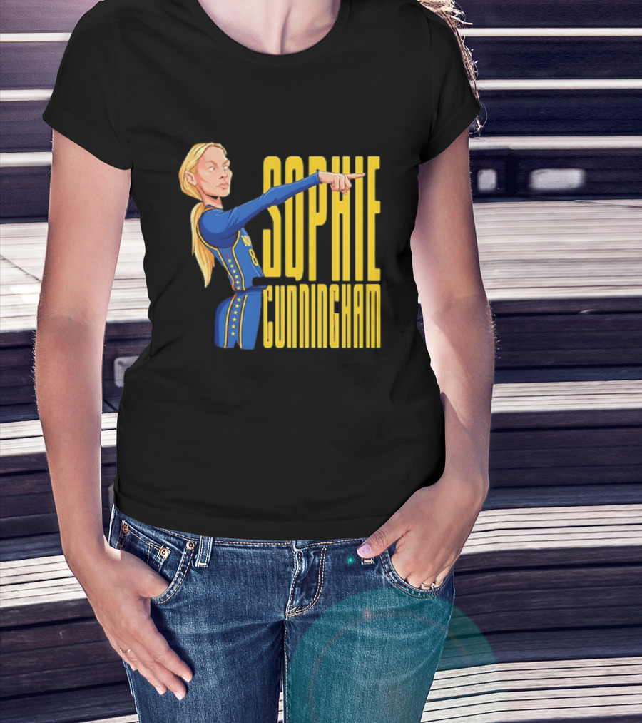 Sophie Cunningham Indiana Fever WNBA 2026 Jersey Game Player T-Shirt