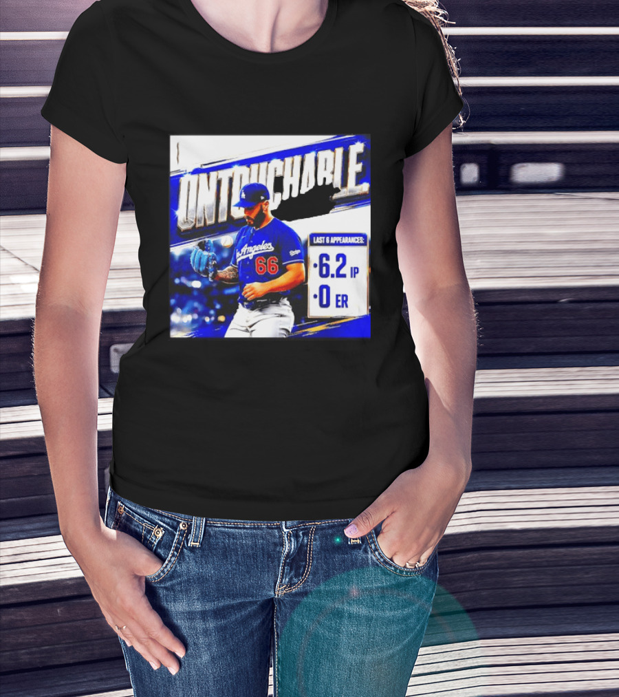 Los Angeles 66 Untouchable Last 6 Appearances 6.2IP 0ER T-Shirt