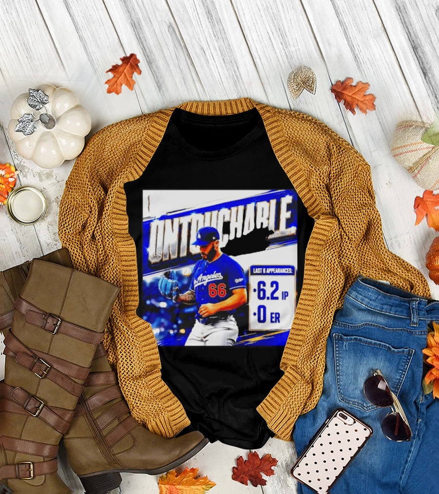 Los Angeles 66 Untouchable Last 6 Appearances 6.2IP 0ER T-Shirt
