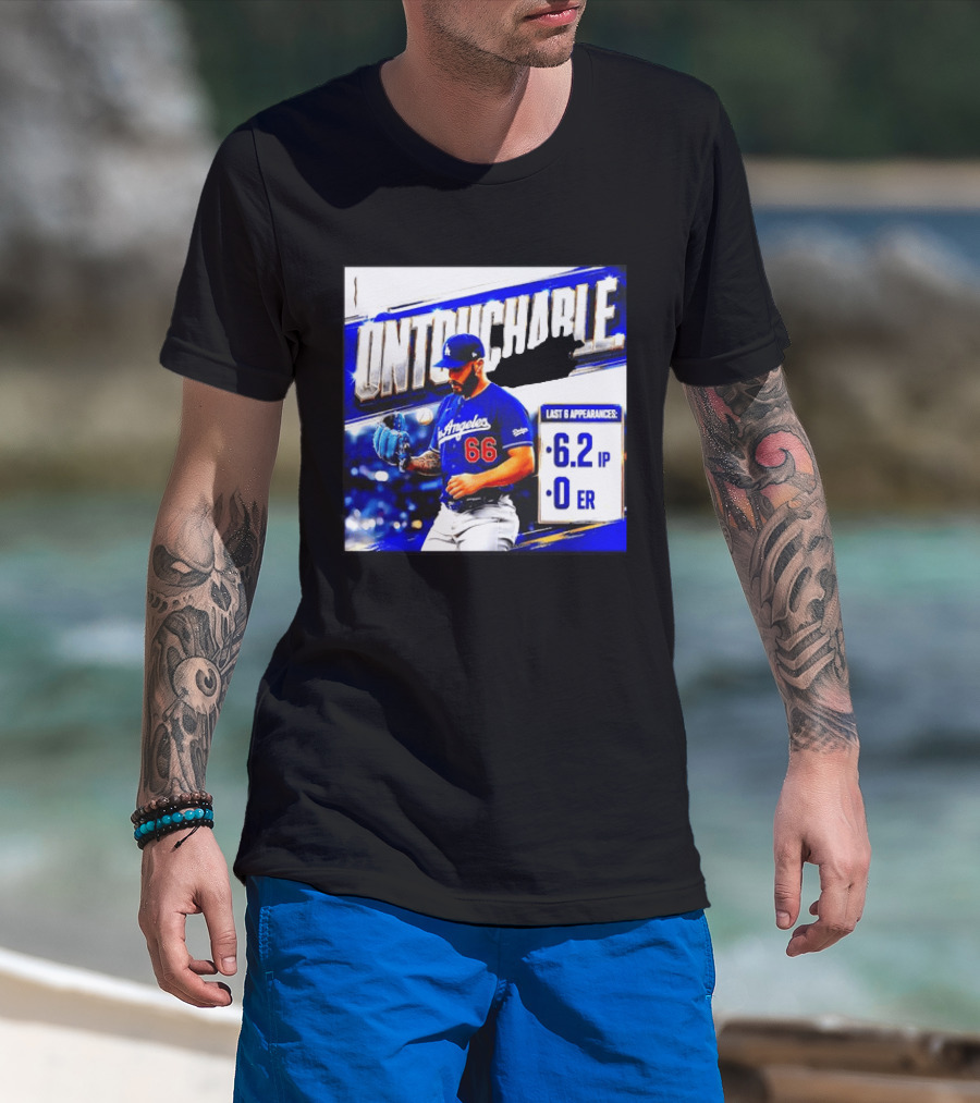 Los Angeles 66 Untouchable Last 6 Appearances 6.2IP 0ER T-Shirt