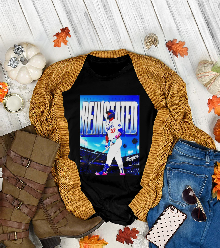Teoscar Hernandez Reinstated Los Angeles Dodgers 37 T-Shirt