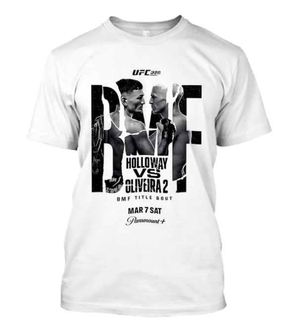 UFC BMF Holloway Vs Oliveira 2 Title Bout 326 T-Shirt
