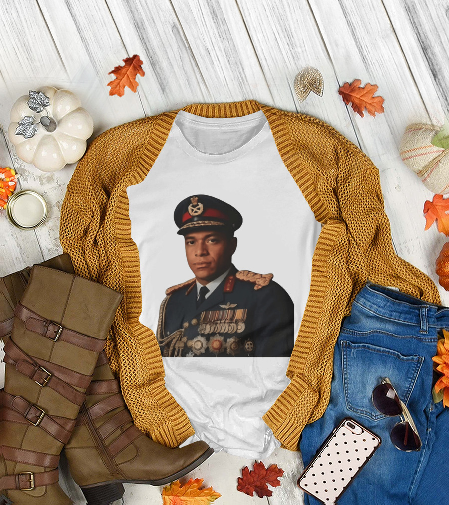 Kylian Mbappe Military Uniform Meme T-Shirt