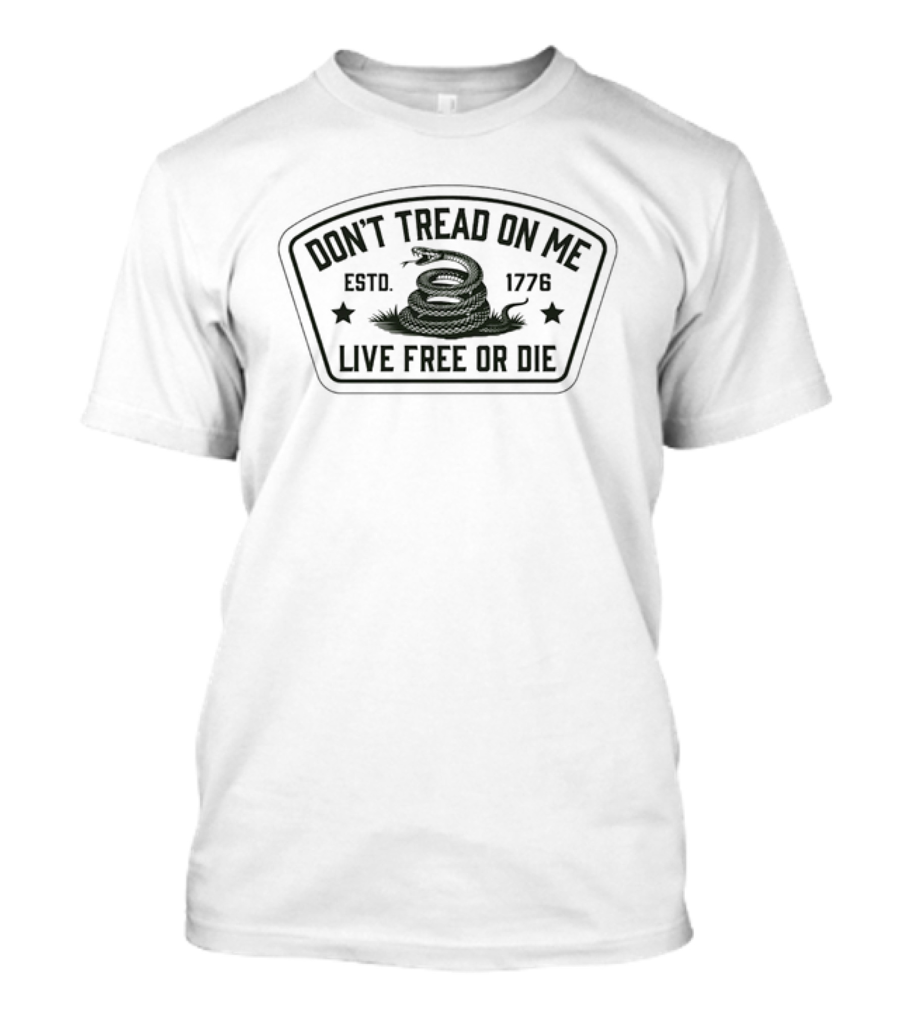 Don't Tread On Me Live Free Or Die Snake Estd. 1778 T-Shirt