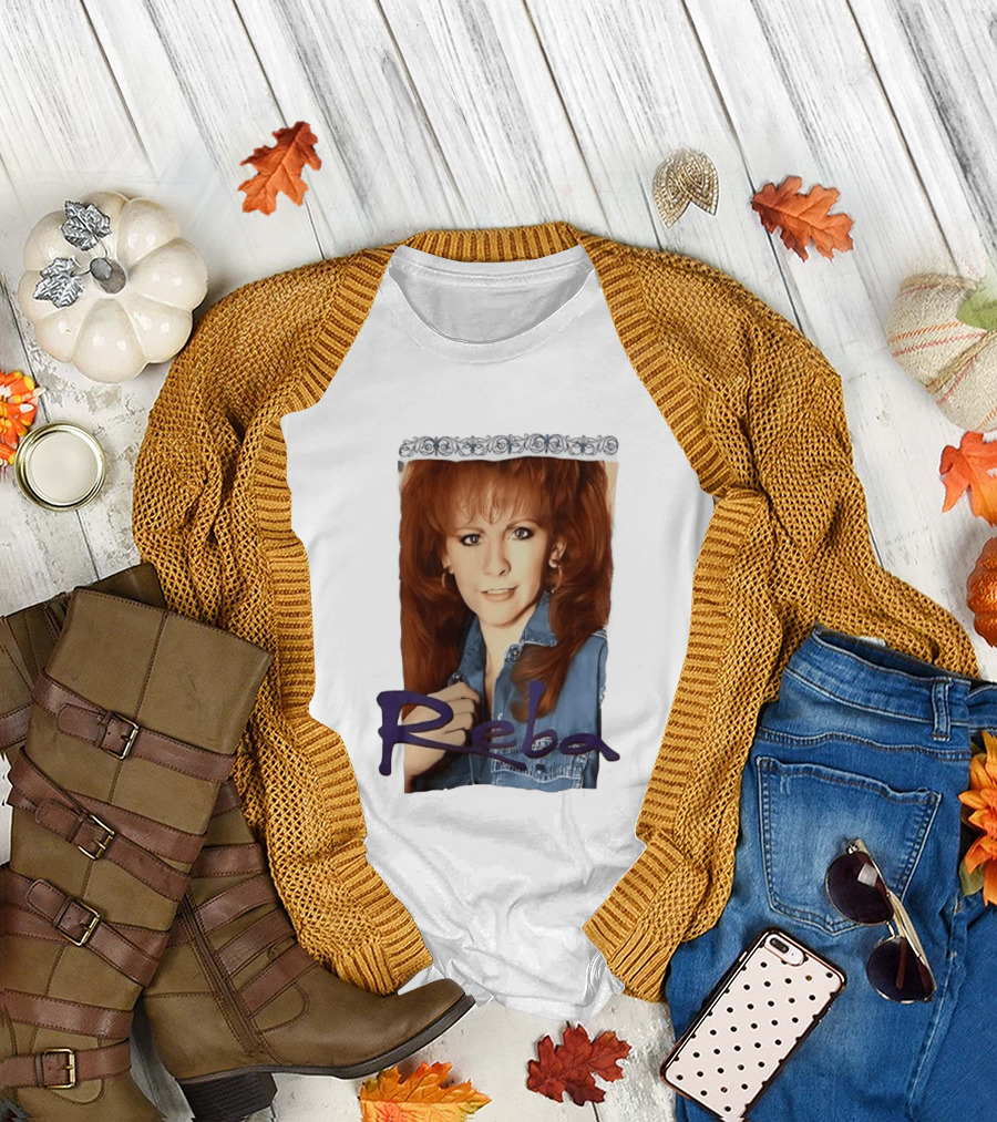 Hilary Duff Wearing Reba McEntire 1990s Denim Outfit T-Shirt