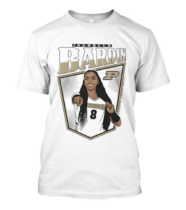 Bardin Purdue Boilermakers Number 8 Player T-Shirt