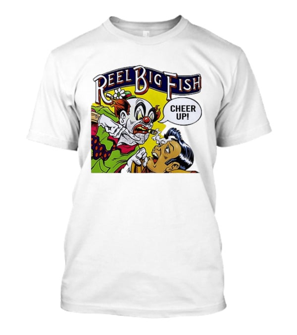 Reel Big Fish Cheer Up Clown Comic T-Shirt