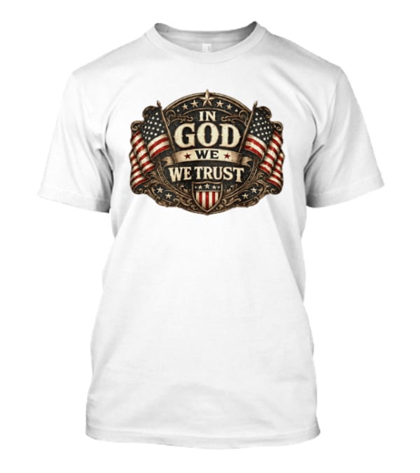In God We Trust USA Flag Patriotic T-Shirt