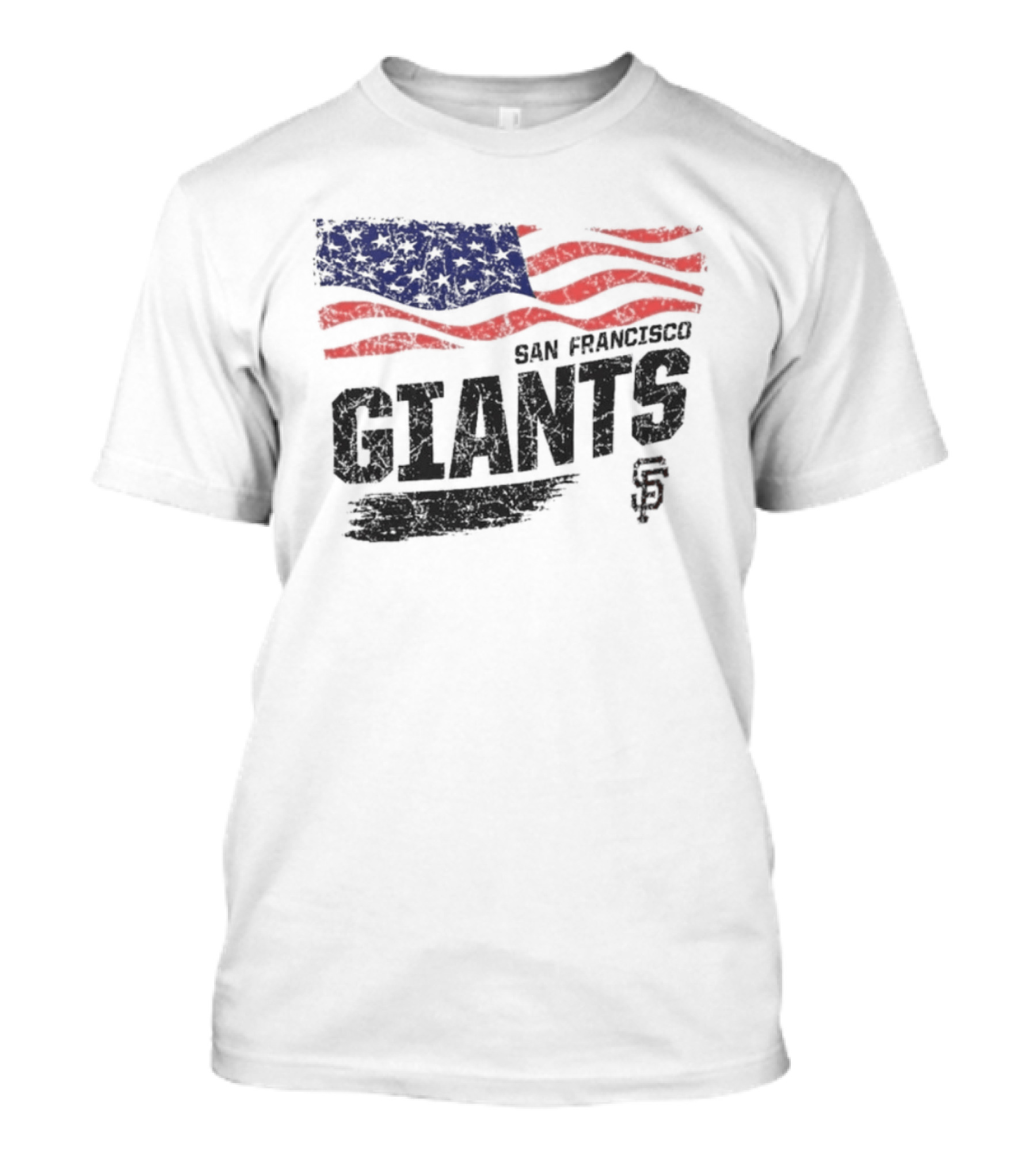 San Francisco Giants USA Flag Stars And Stripes T-Shirt