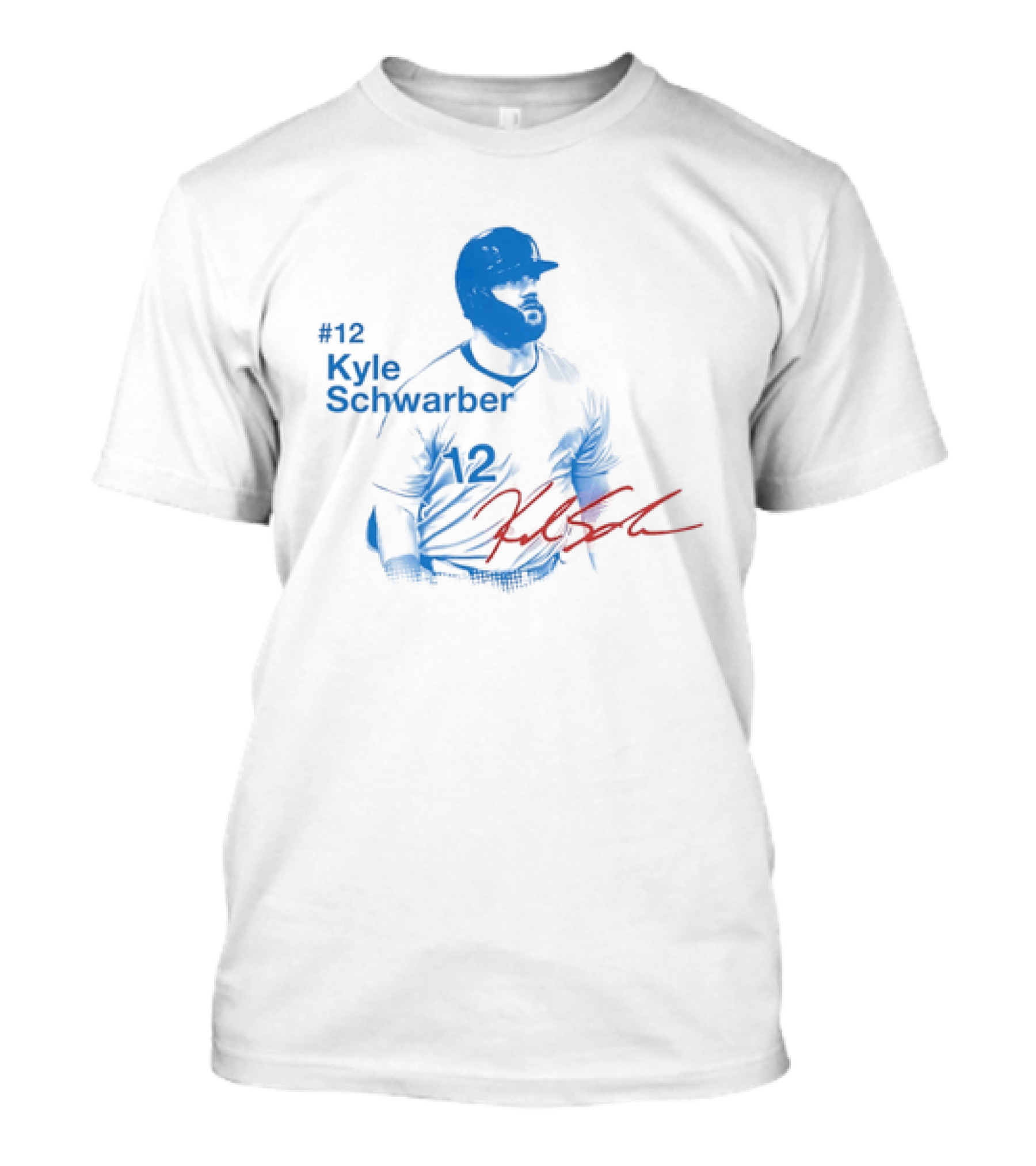 Kyle Schwarber #12 Philadelphia Phillies Baseball T-Shirt