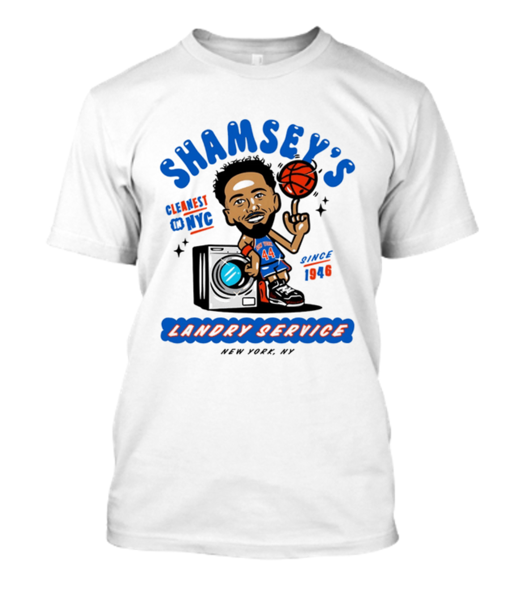 Shamsey's Landry Service New York Knicks Since 1946 NYC T-Shirt