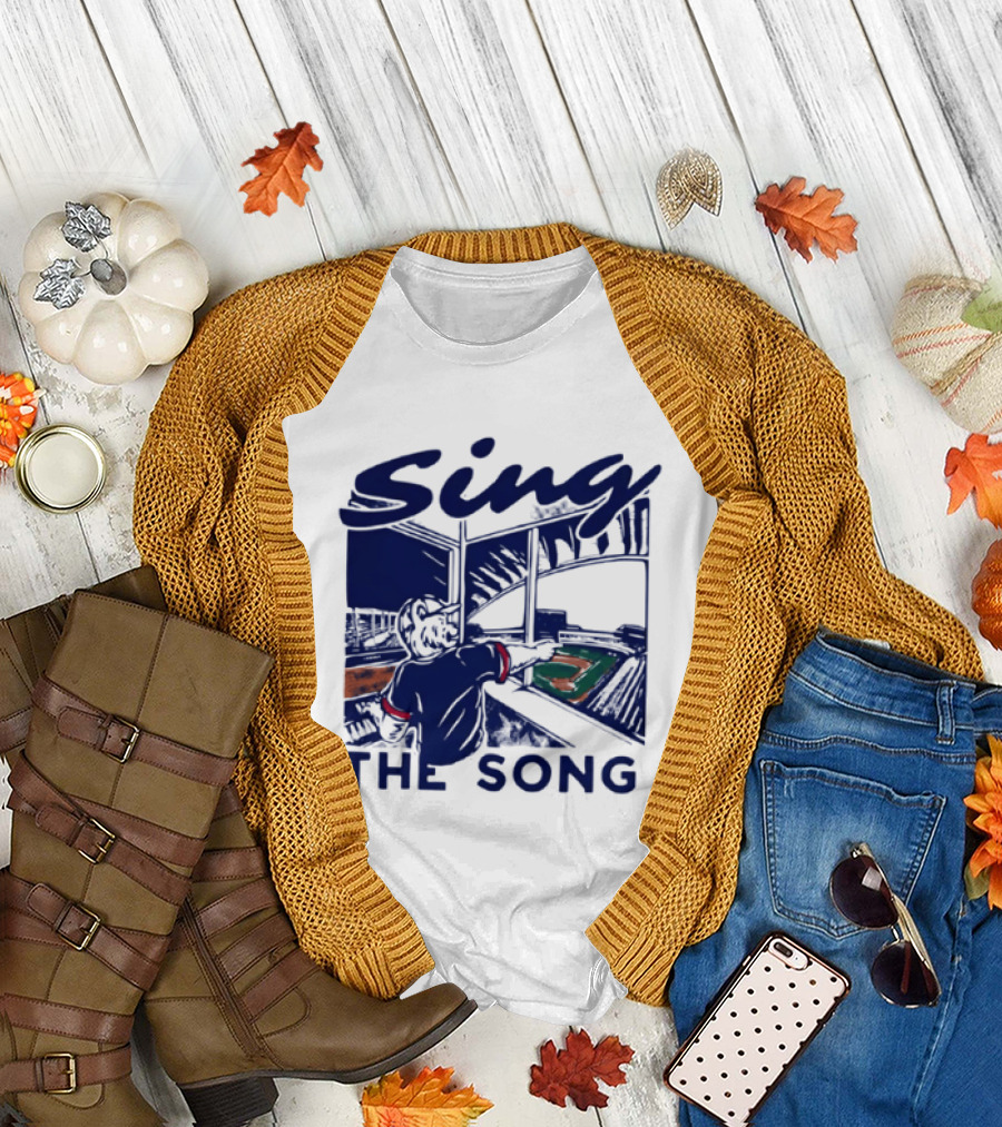Sing the Song Chicago Cubs Clark the Cub Baseball Stadium Music T-Shirt