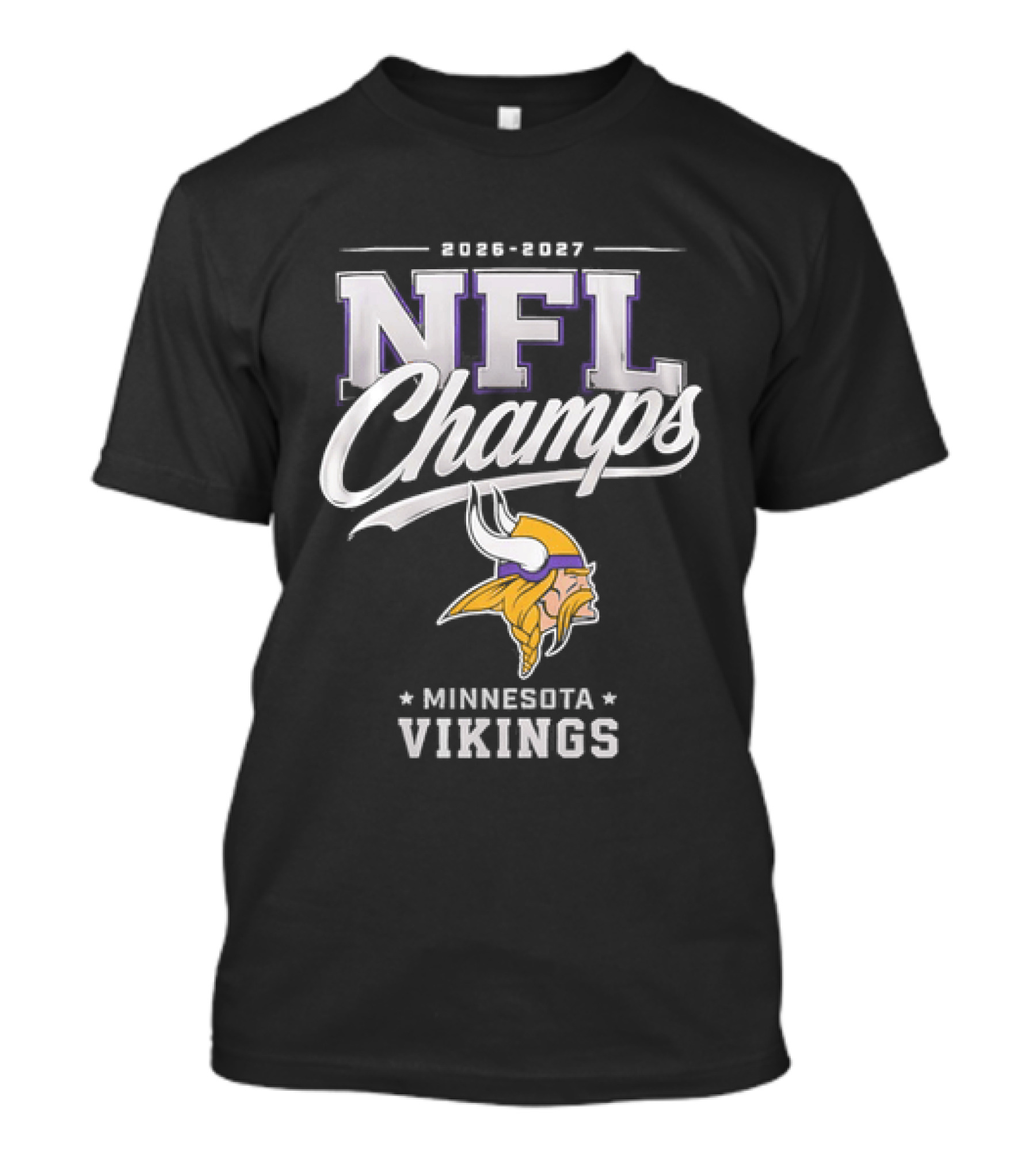2026 2027 NFL Champs Minnesota Vikings T-Shirt
