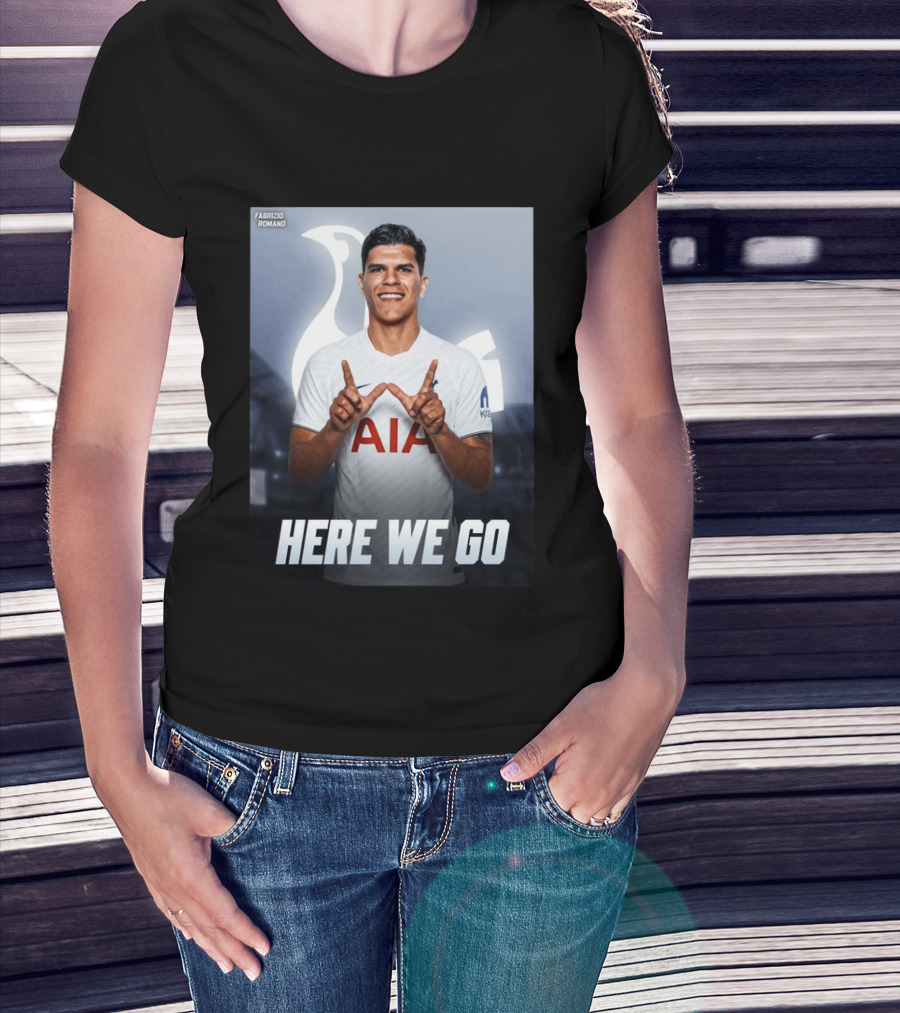Fabrizio Romano Mateus Fernande Tottenham Here We Go T-Shirt